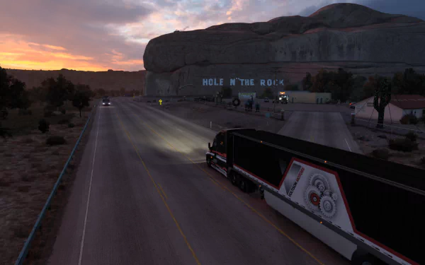 Freightliner Cascadia video game American Truck Simulator HD Desktop Wallpaper | Background Image