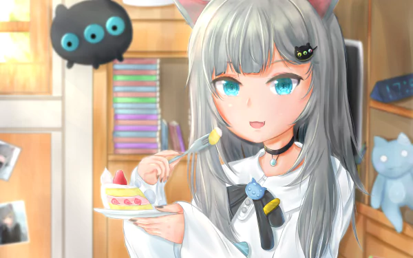 Nachoneko Anime Virtual Youtuber HD Desktop Wallpaper | Background Image