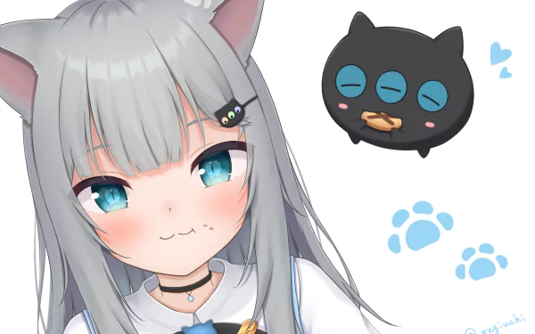 Nachoneko Anime Virtual Youtuber HD Desktop Wallpaper | Background Image