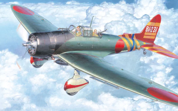 military Aichi D3A HD Desktop Wallpaper | Background Image