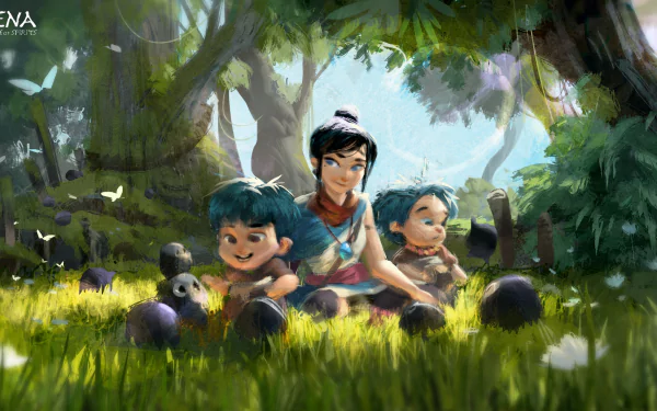 video game Kena: Bridge of Spirits HD Desktop Wallpaper | Background Image