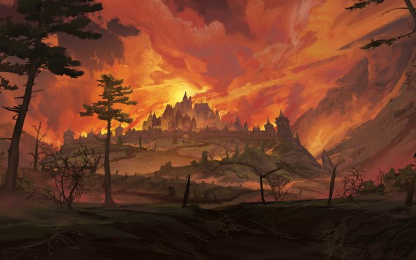 Fantasy City HD Wallpaper | Background Image