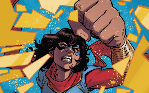 Kamala Khan Comic Ms. Marvel HD Desktop Wallpaper | Background Image