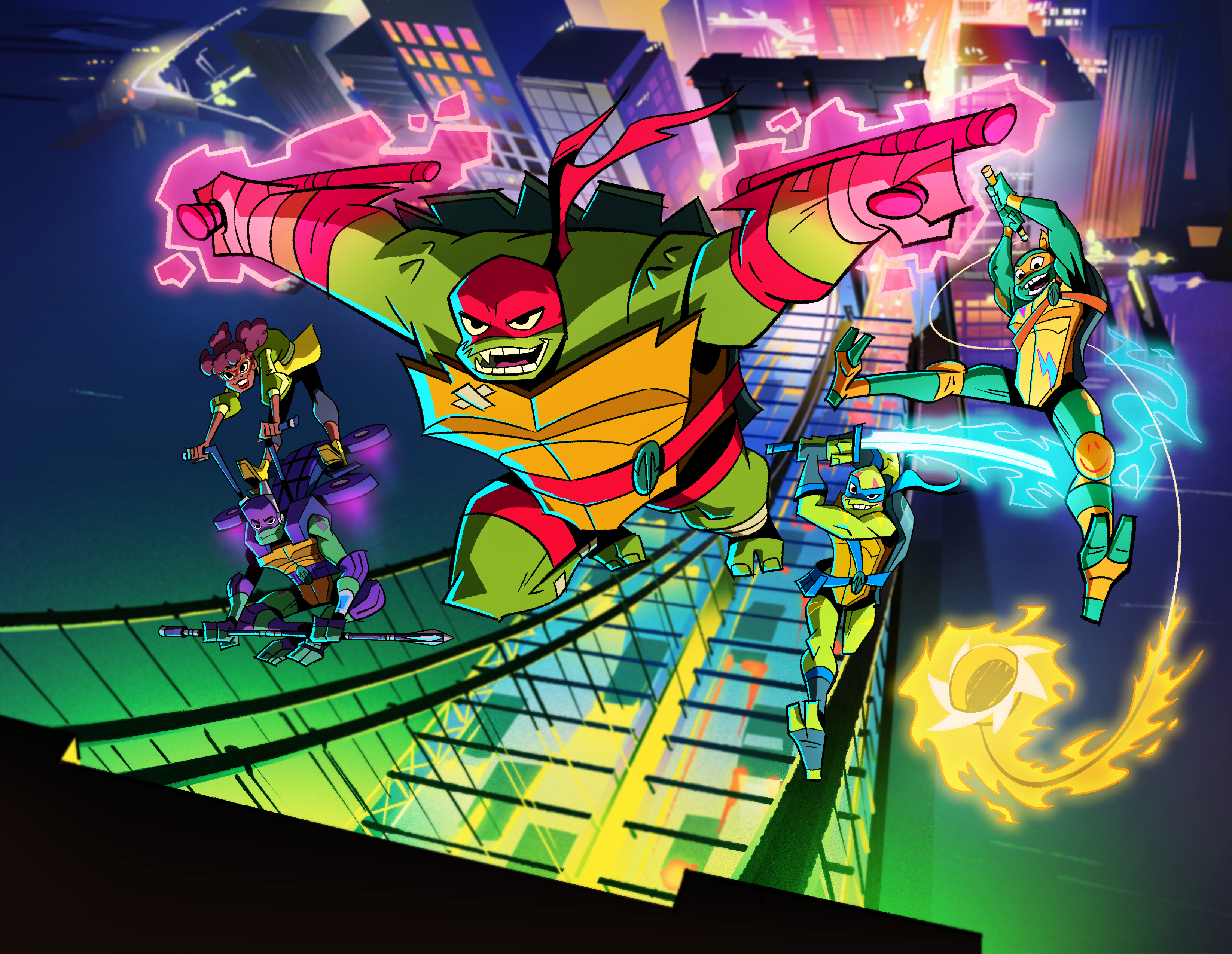 TV Show Rise Of The Teenage Mutant Ninja Turtles HD Wallpaper