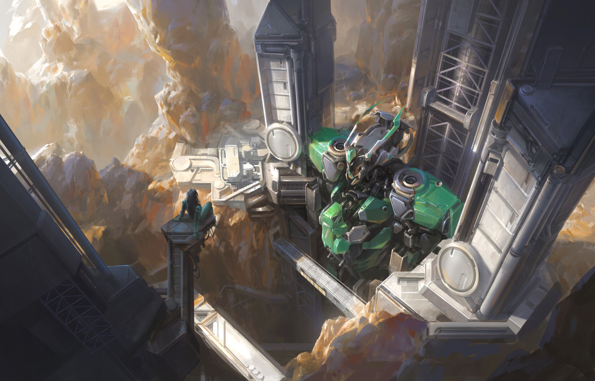 Sci Fi Robot HD Wallpaper | Background Image