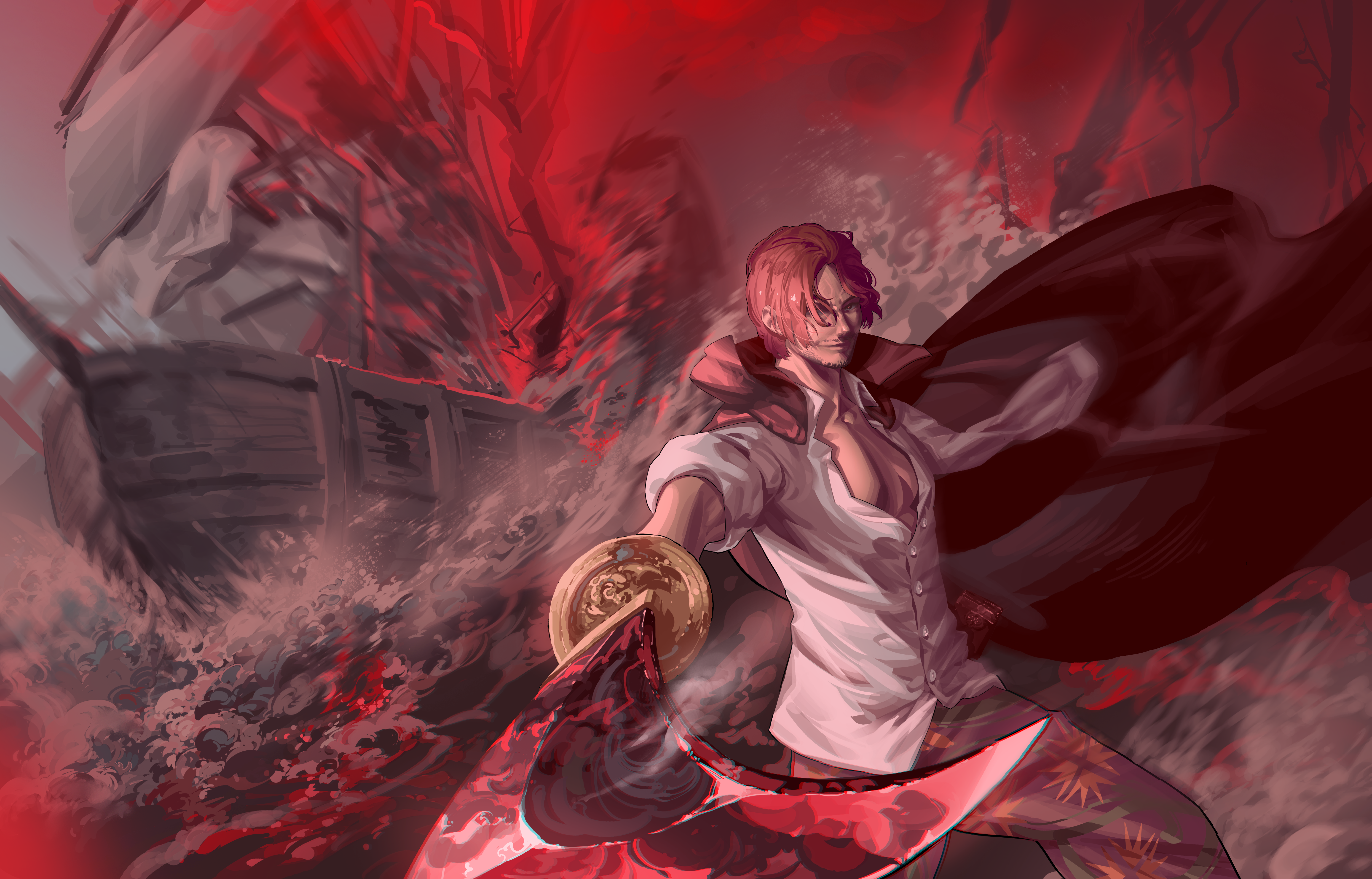 Live Wallpaper 4K Shanks (One Piece) 