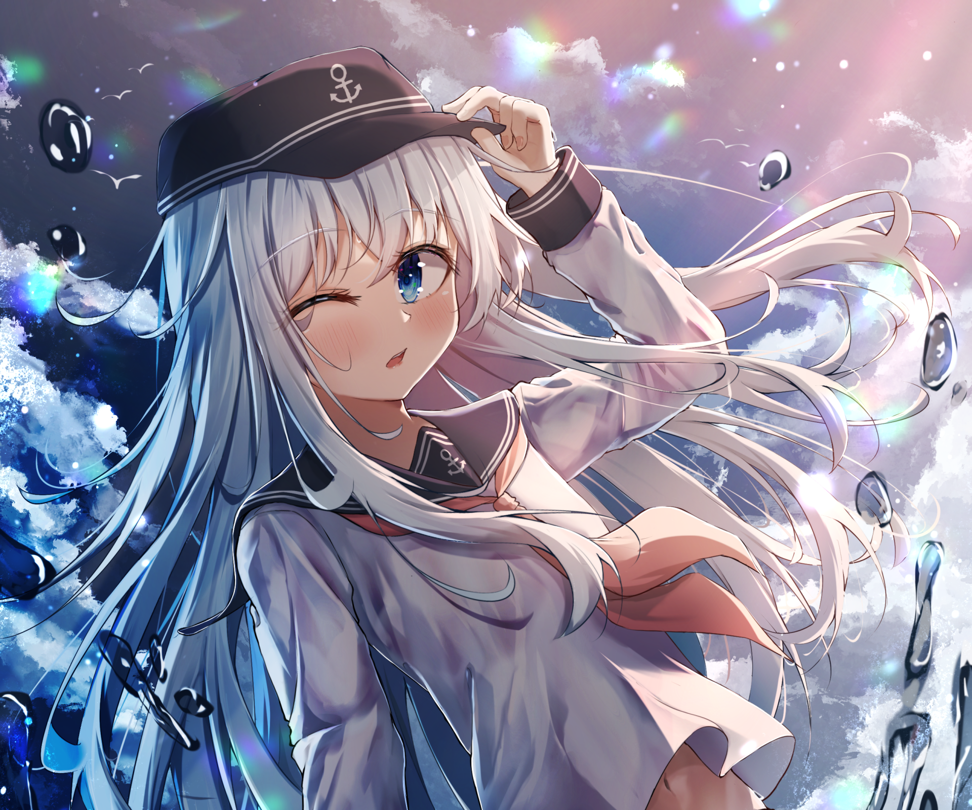 Download Hibiki (Kancolle) Anime Kantai Collection HD Wallpaper