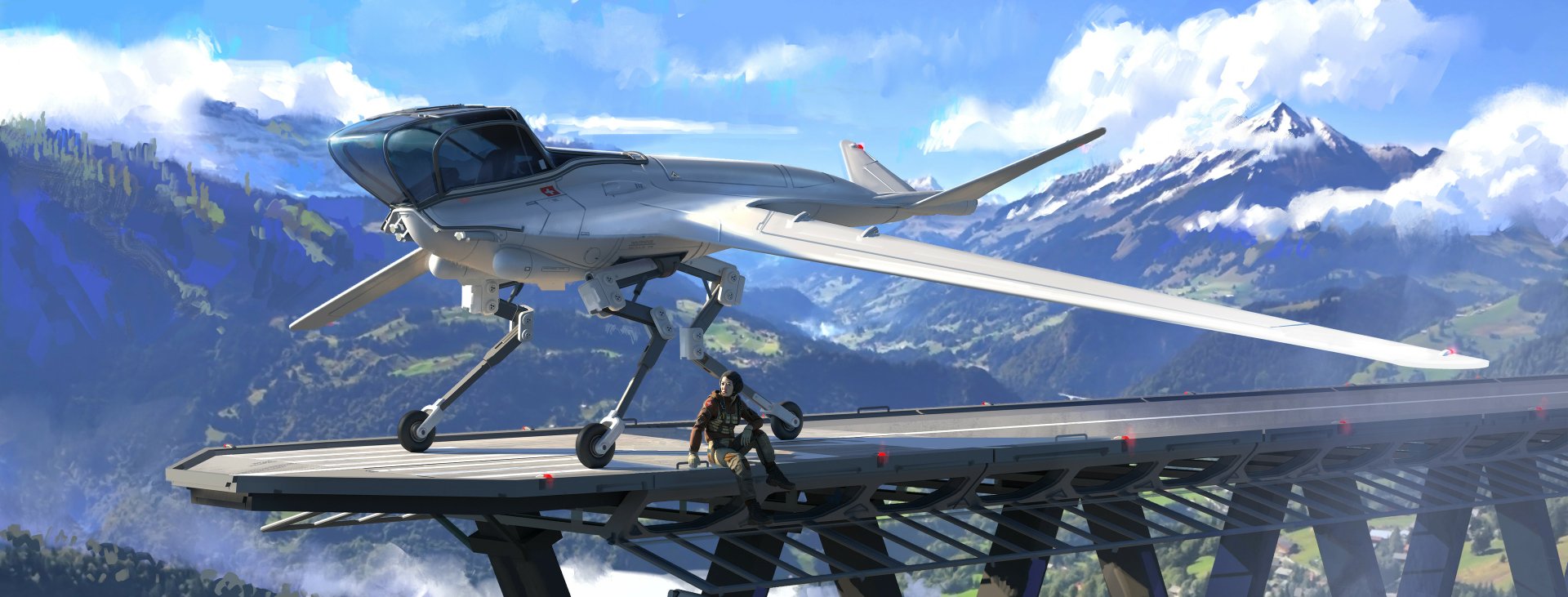 Download Sci Fi Vehicle HD Wallpaper by Daniel McGarry