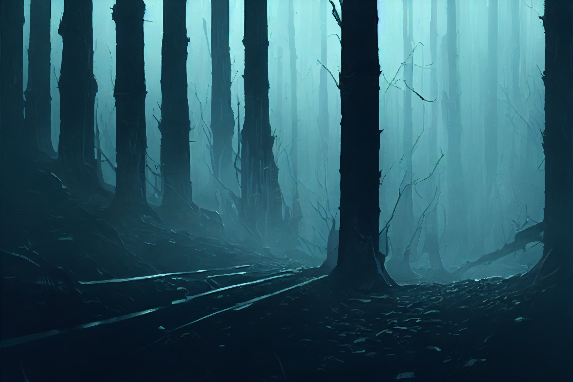 The Forest of Darkness by saxonzs