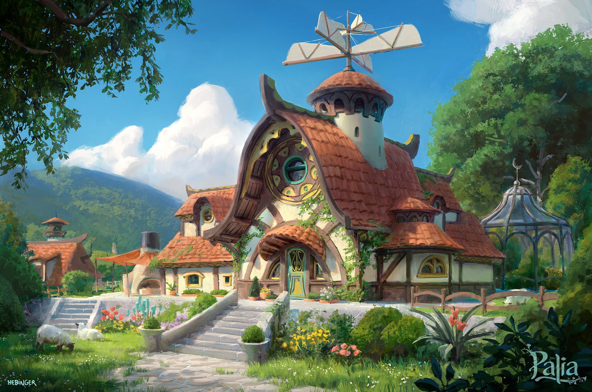 Download Artistic House HD Wallpaper by Etienne Hebinger