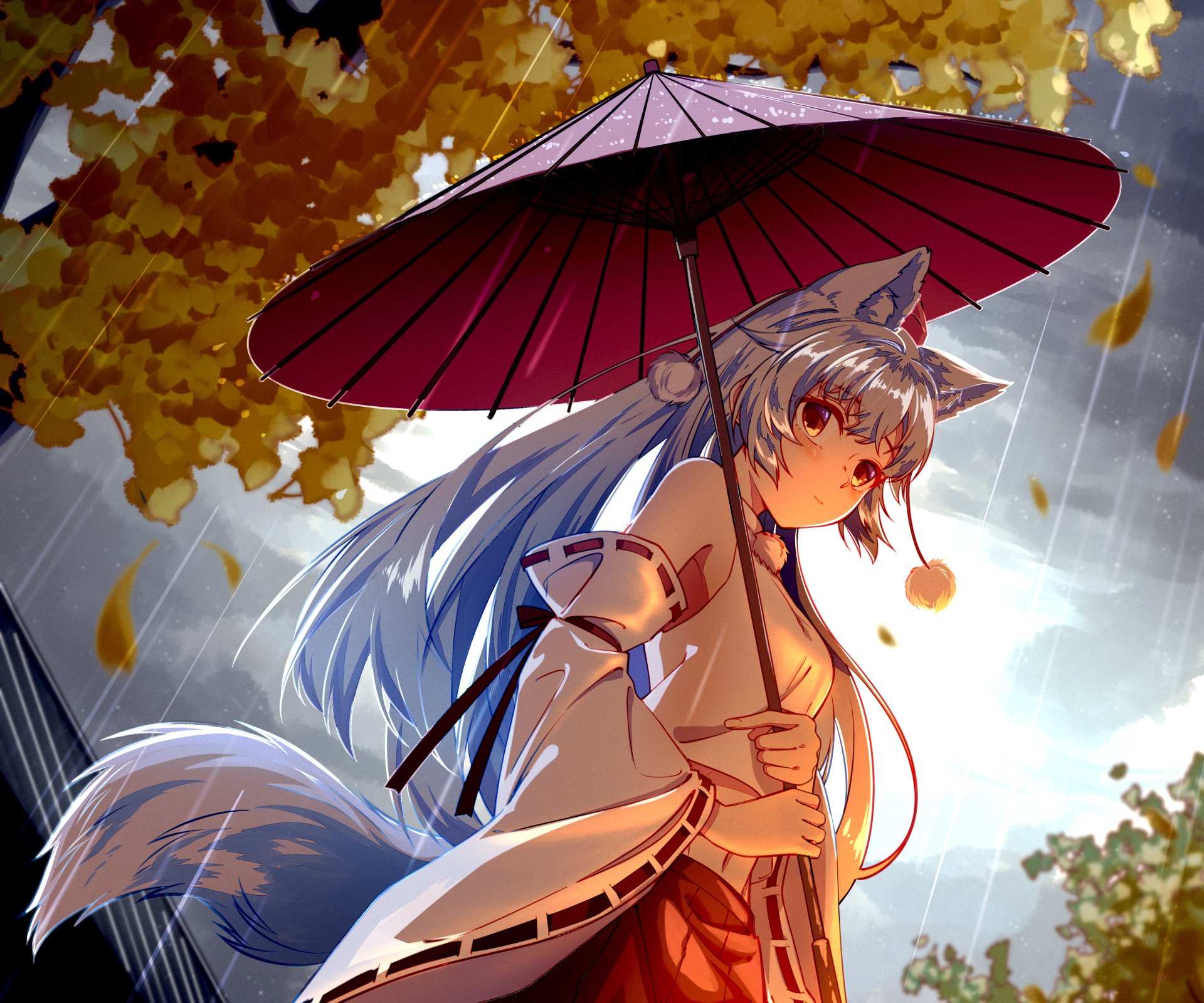 Download Momiji Inubashiri Anime Touhou 4k Ultra HD Wallpaper