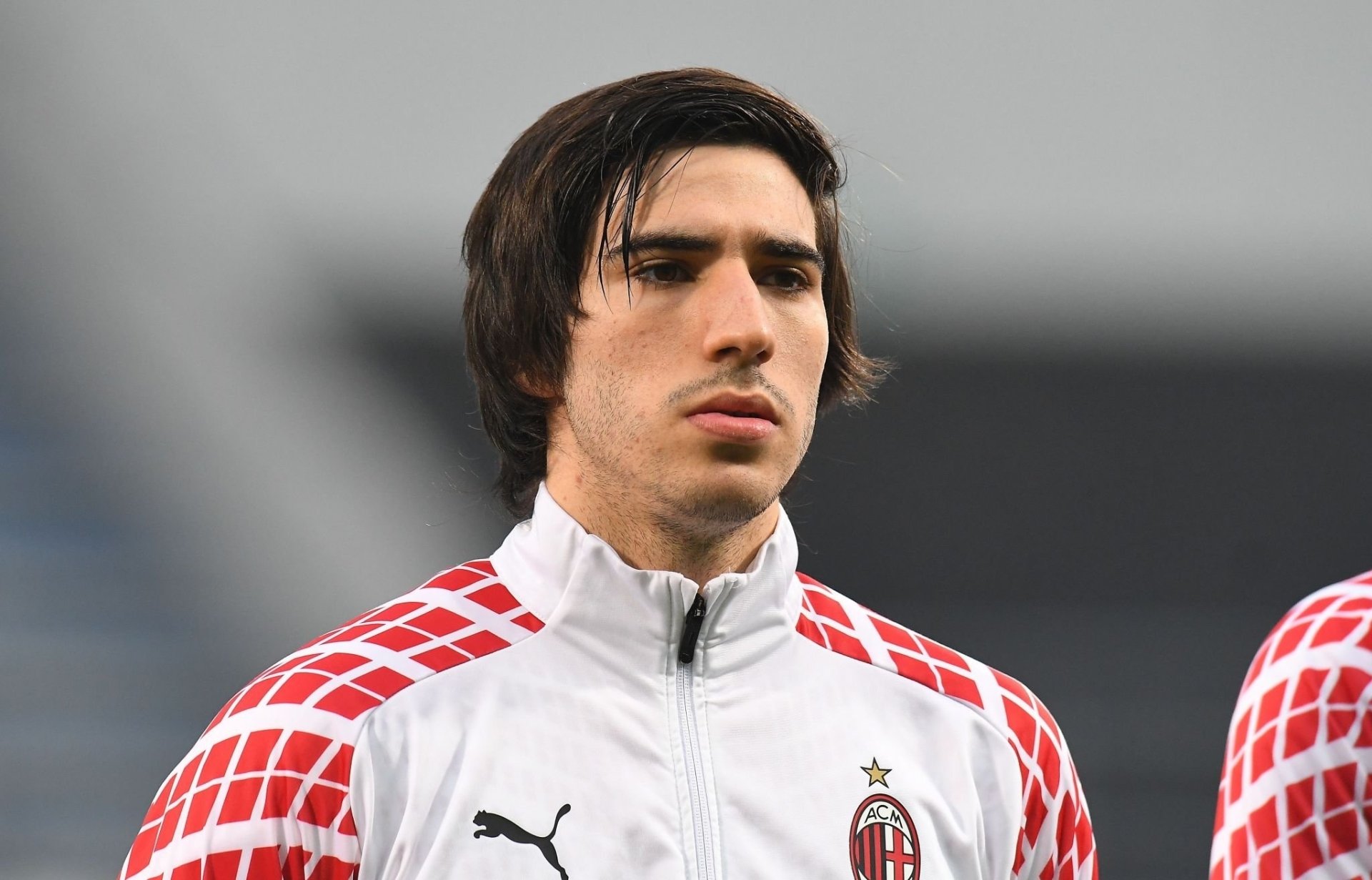 Download A.C. Milan Sandro Tonali Sports HD Wallpaper