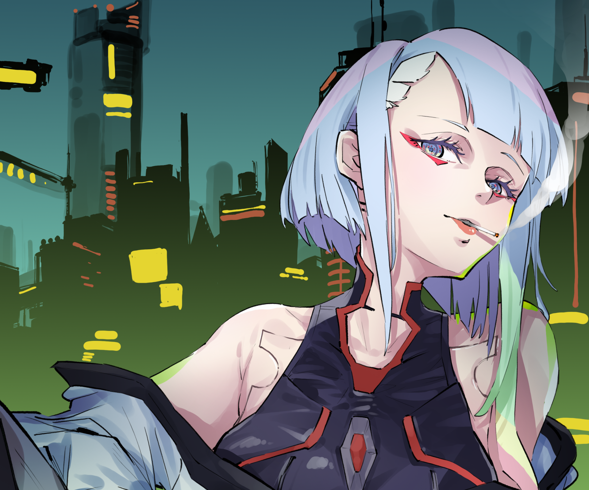 Anime Cyberpunk: Edgerunners HD Wallpaper by Joihon