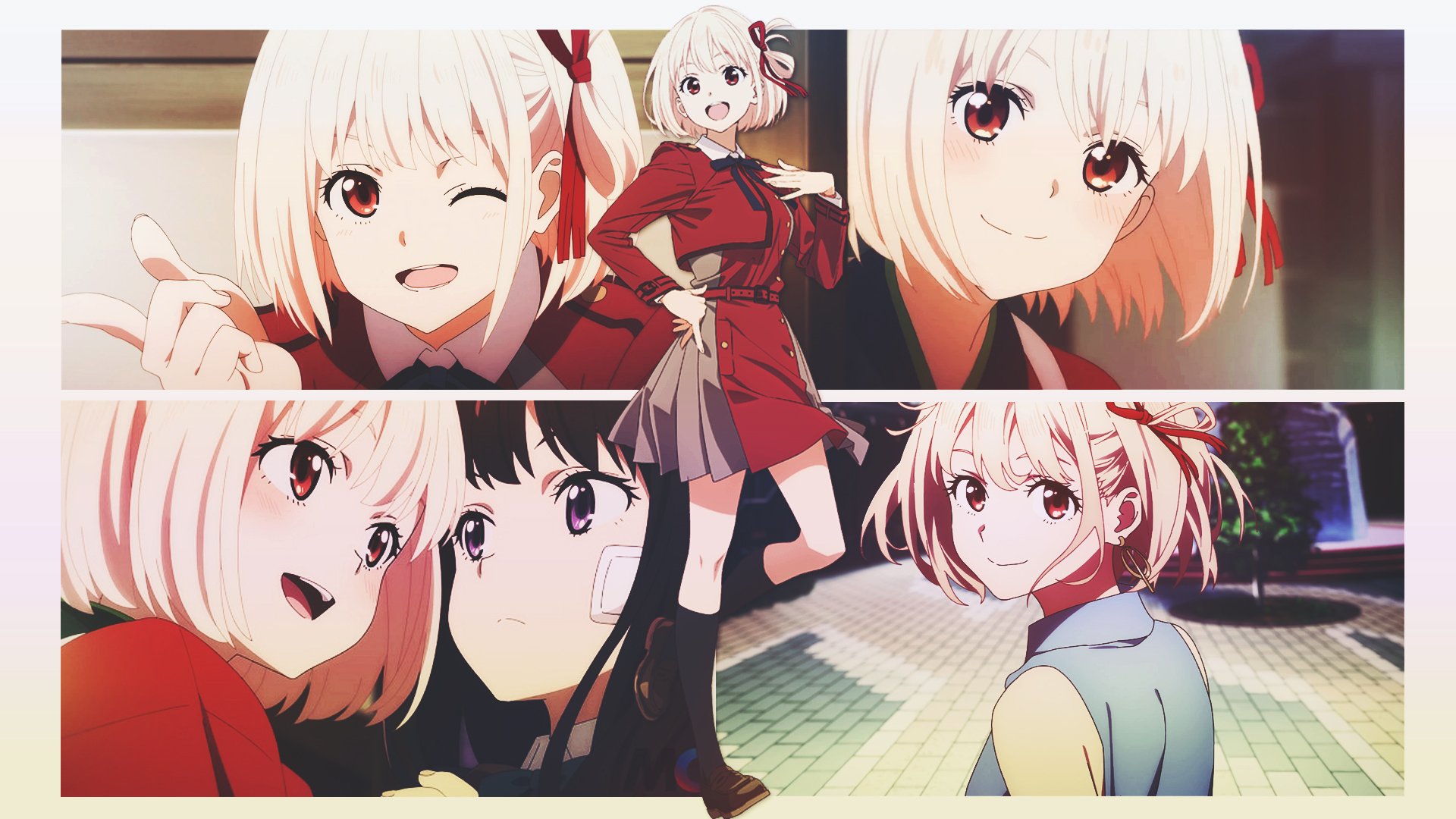 Download Chisato Nishikigi Anime Lycoris Recoil HD Wallpaper by DinocoZero