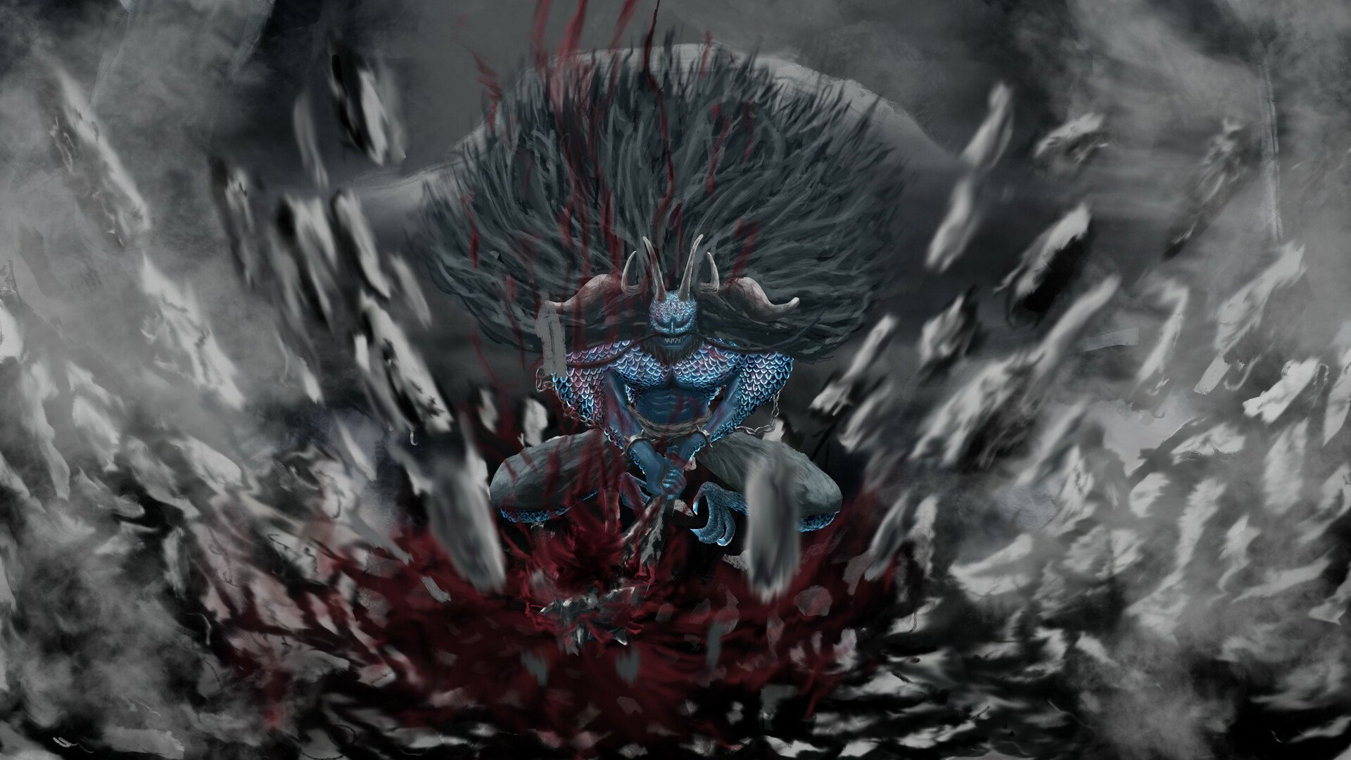 Download Kaido (One Piece) Anime One Piece HD Wallpaper by setGF