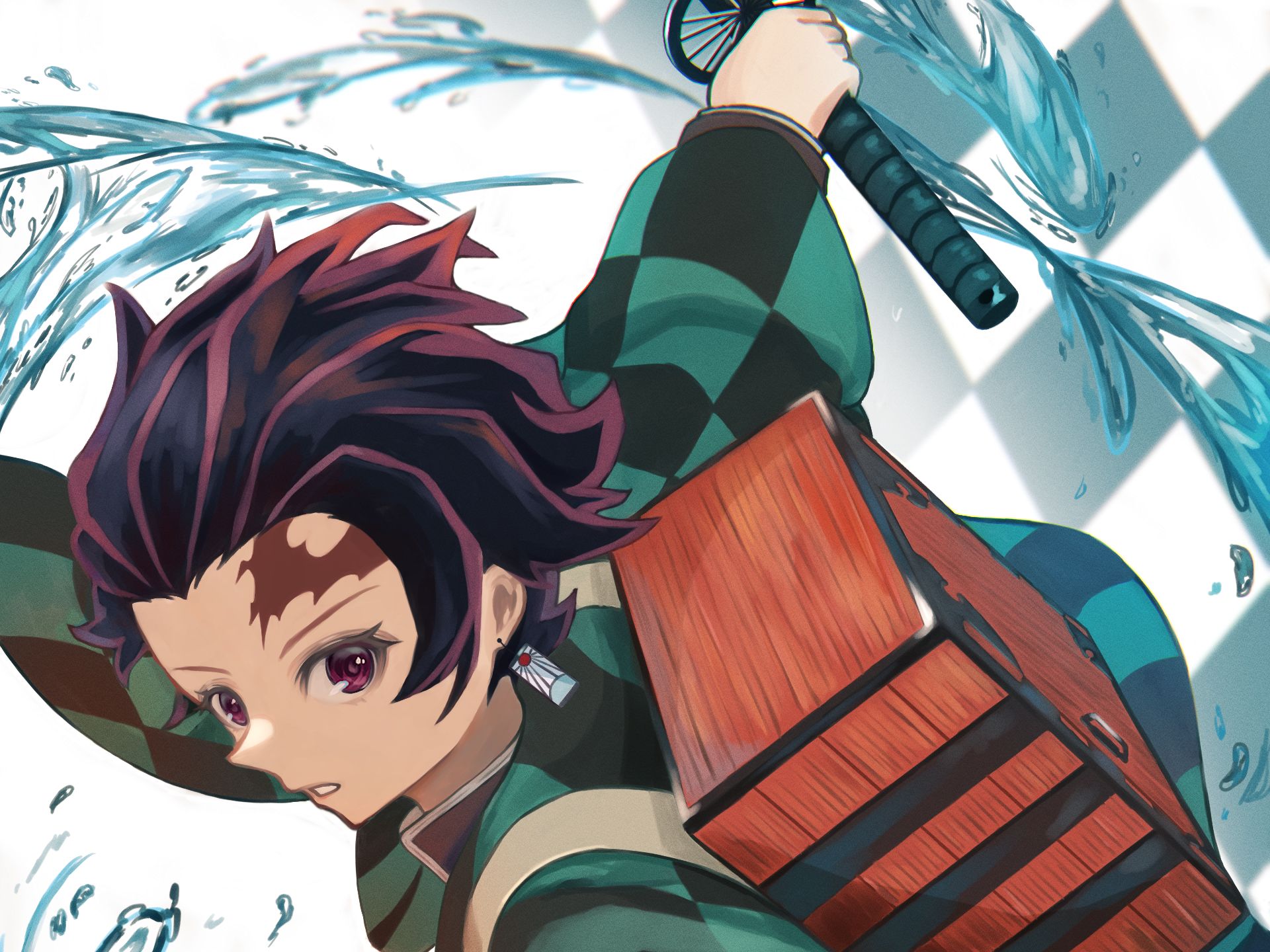 Download Tanjiro Kamado Anime Demon Slayer: Kimetsu No Yaiba HD Wallpaper by しらす