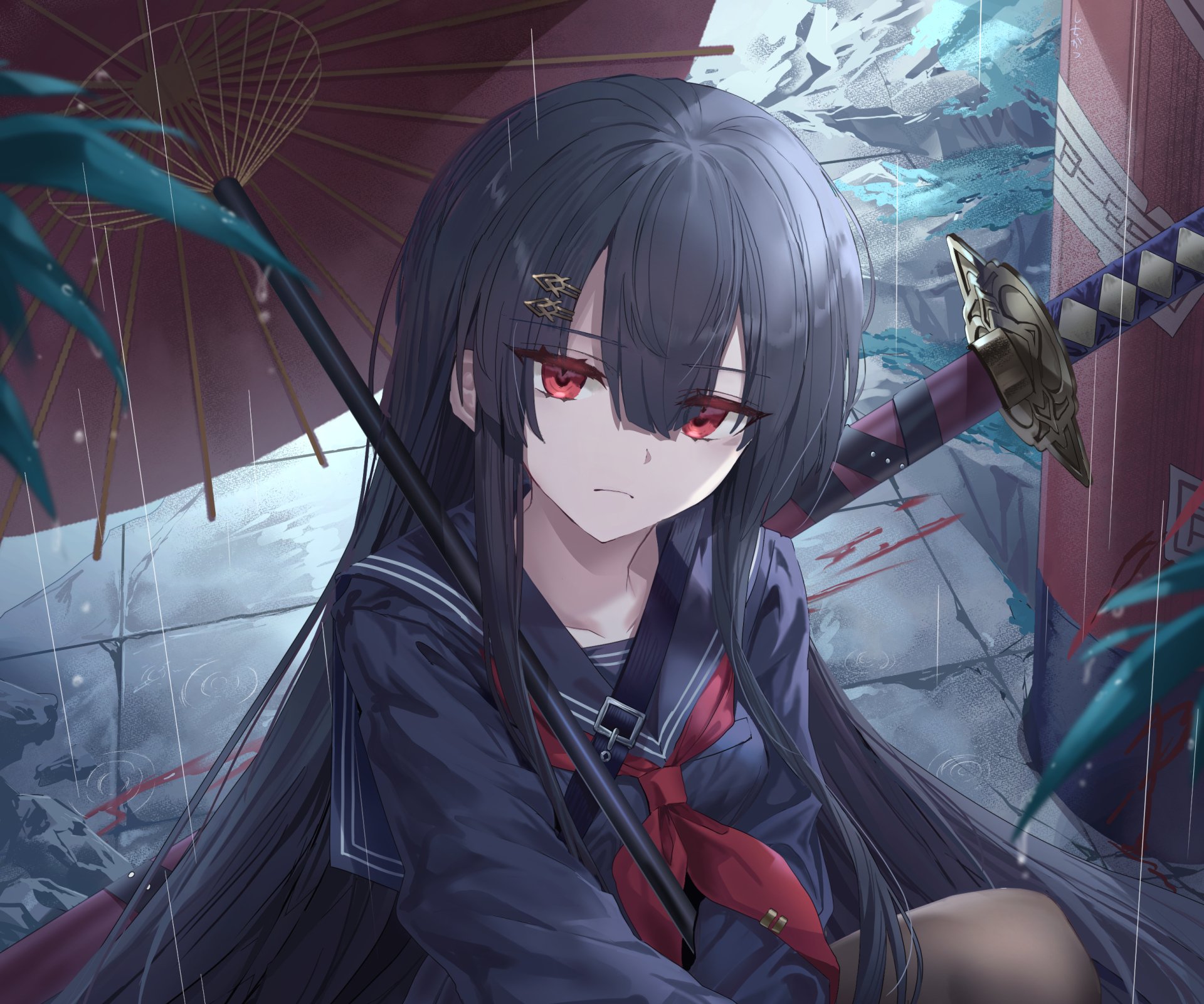 Rainy Day Samurai HD by しちがつ