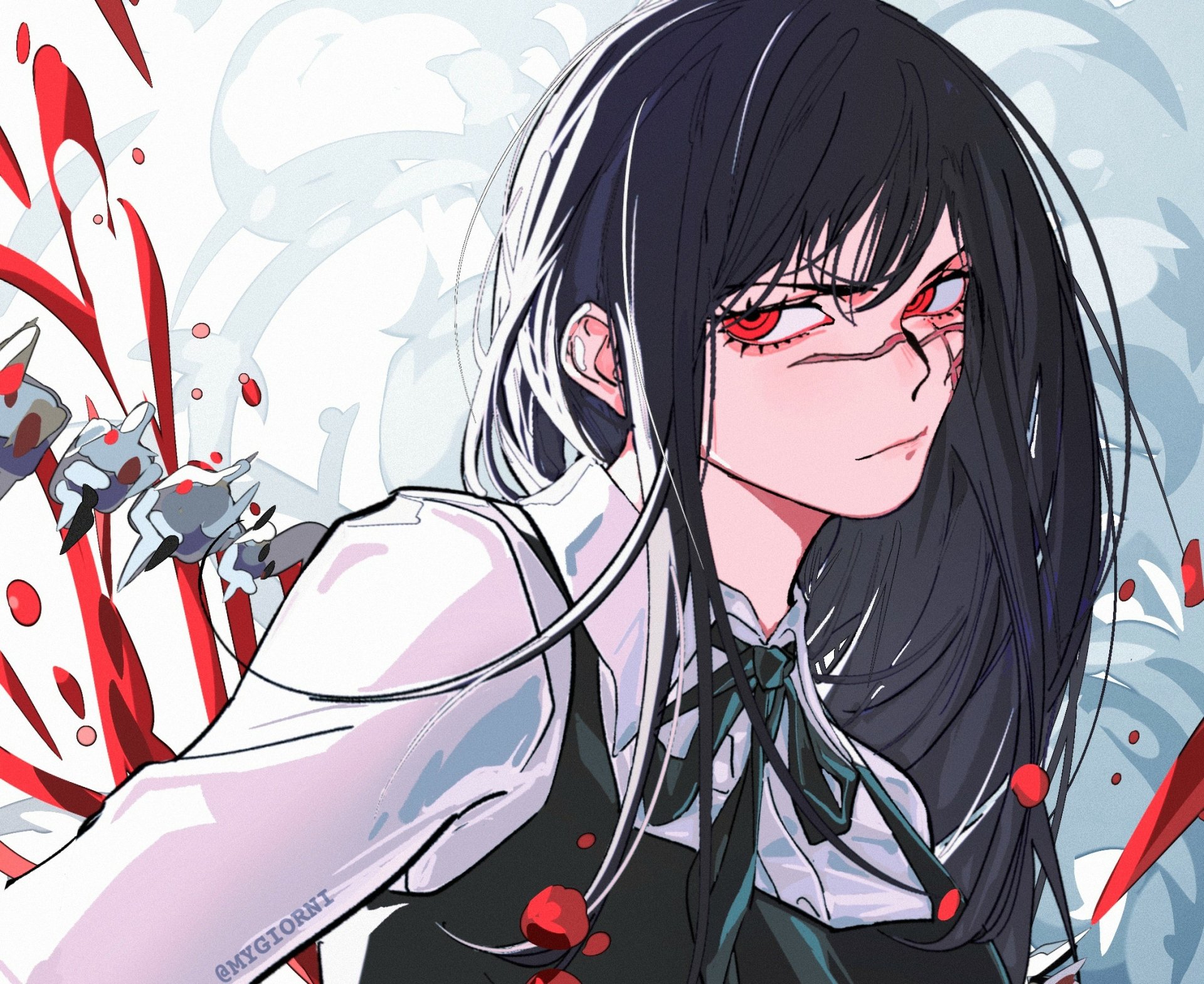 Download War Devil Asa Mitaka Anime Chainsaw Man HD Wallpaper by mygiorni
