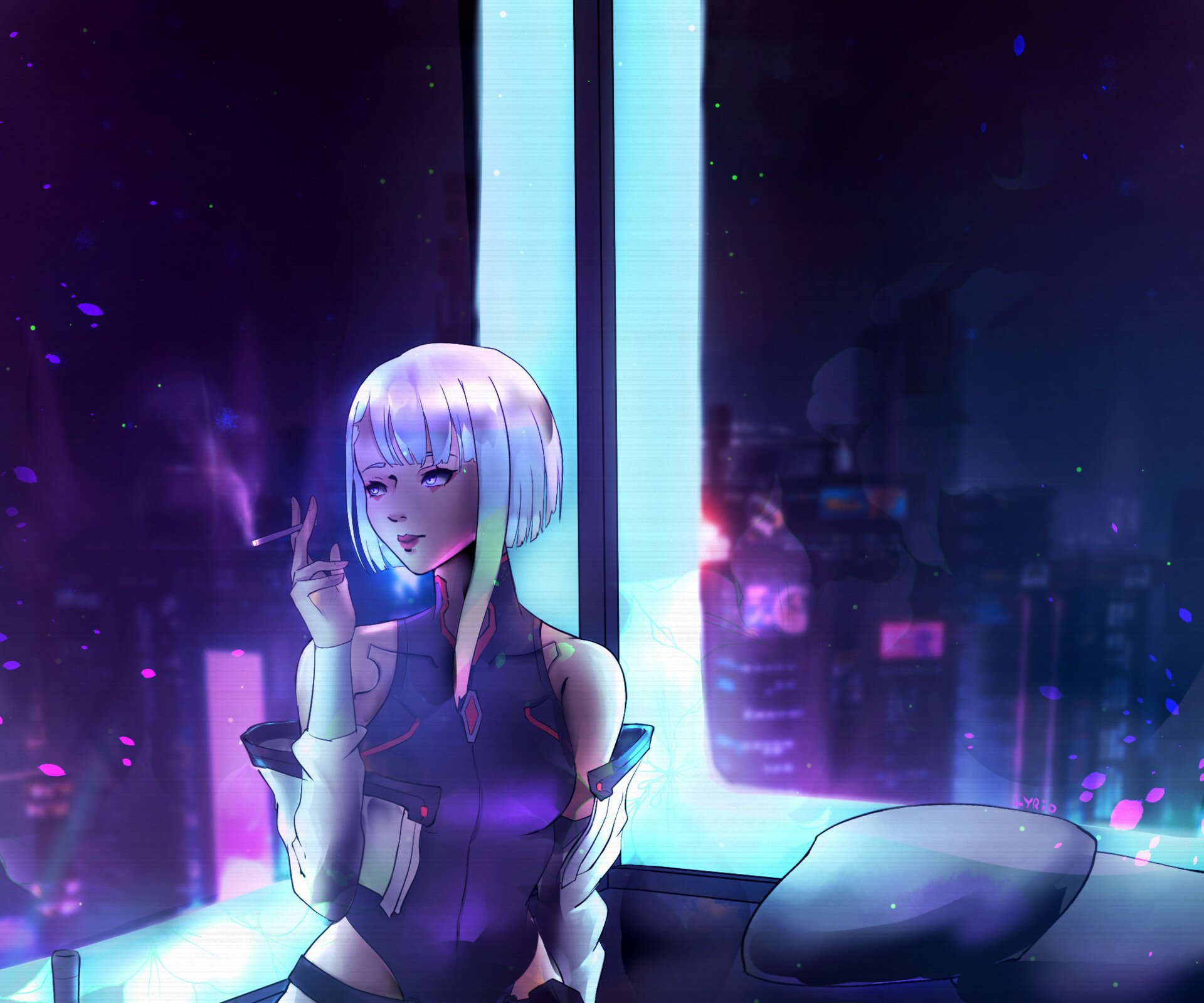 Lucy Cyberpunk HD Art by Lyrio