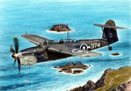 military aircraft Fairey Barracuda HD Desktop Wallpaper | Background Image