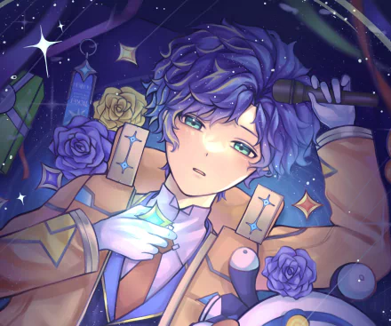 Holostars Astel Leda Anime Virtual Youtuber HD Desktop Wallpaper | Background Image