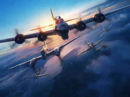video game World of Warplanes HD Desktop Wallpaper | Background Image