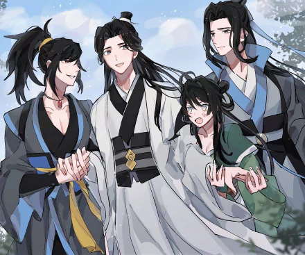 Song Lan A-Qing Xiao Xingchen Xue Yang Anime Mo Dao Zu Shi HD Desktop Wallpaper | Background Image