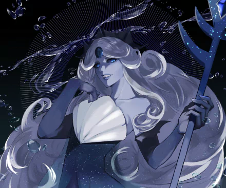 Black Pearl Cookie video game COOKIE RUN: KINGDOM HD Desktop Wallpaper | Background Image