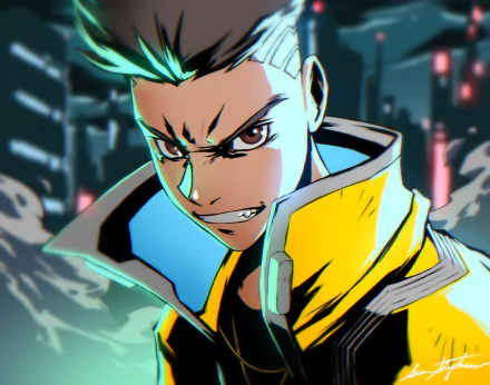  David from Cyberpunk Edgerunners by Sean Stephens