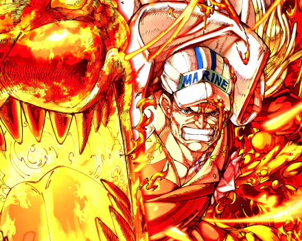 Akainu (One Piece) Anime One Piece HD Desktop Wallpaper | Background Image