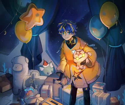 Holostars Astel Leda Anime Virtual Youtuber HD Desktop Wallpaper | Background Image