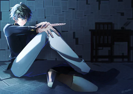 Luxiem Ike Eveland Anime Virtual Youtuber HD Desktop Wallpaper | Background Image