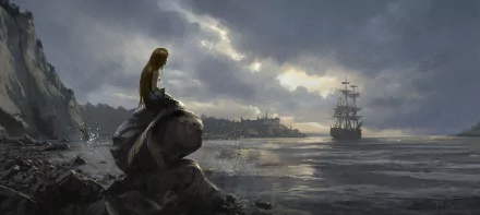 fantasy mermaid HD Desktop Wallpaper | Background Image