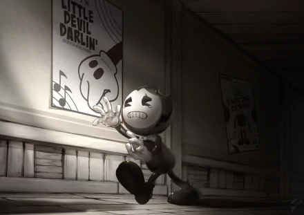 Bendy (Bendy and the Ink Machine) video game Bendy and the Ink Machine HD Desktop Wallpaper | Background Image