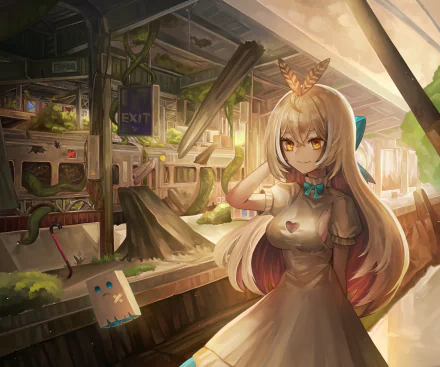 Nanashi Mumei hololive Anime Virtual Youtuber HD Desktop Wallpaper | Background Image