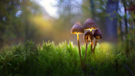 nature mushroom HD Desktop Wallpaper | Background Image