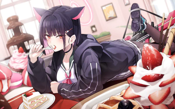 Kyouyama Kazusa video game Blue Archive HD Desktop Wallpaper | Background Image