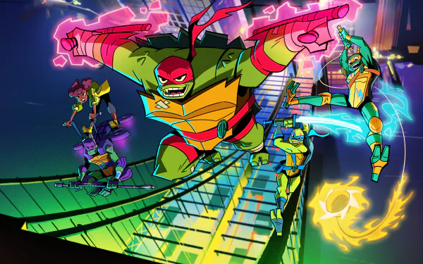 TV Show Rise Of The Teenage Mutant Ninja Turtles HD Desktop Wallpaper | Background Image