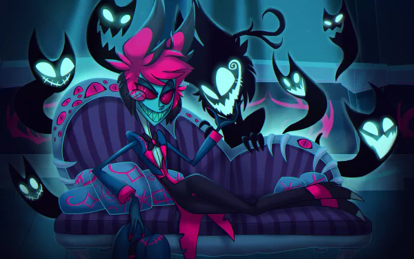 Alastor (Hazbin Hotel) TV Show Hazbin Hotel HD Desktop Wallpaper | Background Image