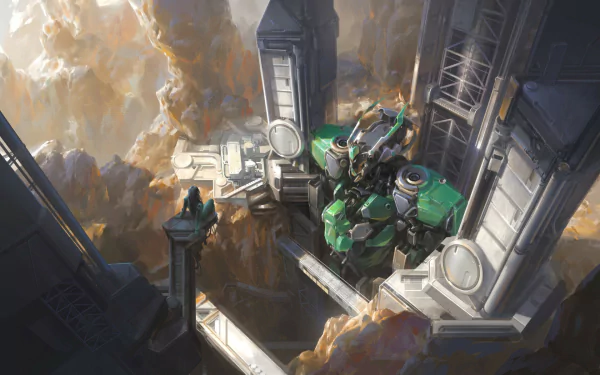 mecha Sci Fi robot HD Desktop Wallpaper | Background Image