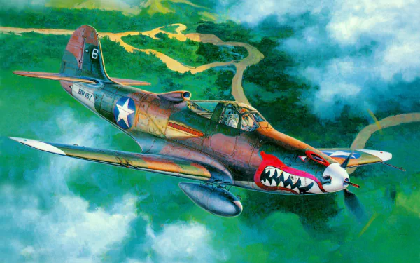 military Bell P-39 Airacobra HD Desktop Wallpaper | Background Image