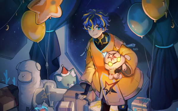 Holostars Astel Leda Anime Virtual Youtuber HD Desktop Wallpaper | Background Image