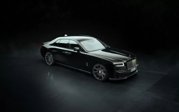 vehicle Rolls-Royce Black Badge Ghost HD Desktop Wallpaper | Background Image