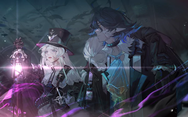 Lumen (Arknights) Irene (Arknights) video game Arknights HD Desktop Wallpaper | Background Image