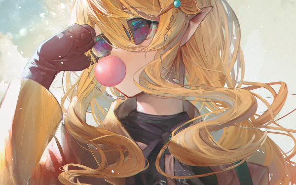 Nijisanji Pomu Rainpuff Anime Virtual Youtuber HD Desktop Wallpaper | Background Image