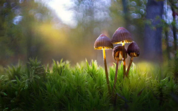nature mushroom HD Desktop Wallpaper | Background Image