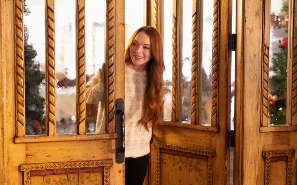 Lindsay Lohan movie Falling for Christmas HD Desktop Wallpaper | Background Image