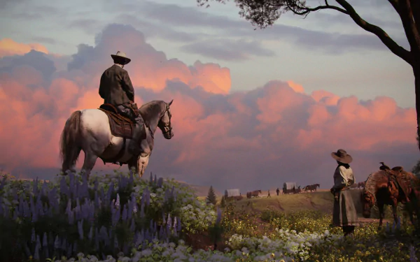 artistic cowboy HD Desktop Wallpaper | Background Image