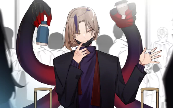 Holostars Magni Dezmond Anime Virtual Youtuber HD Desktop Wallpaper | Background Image