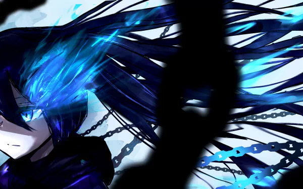 Black Rock Shooter anime: Stunning HD desktop wallpaper with a captivating background, featuring iconic character from the series.